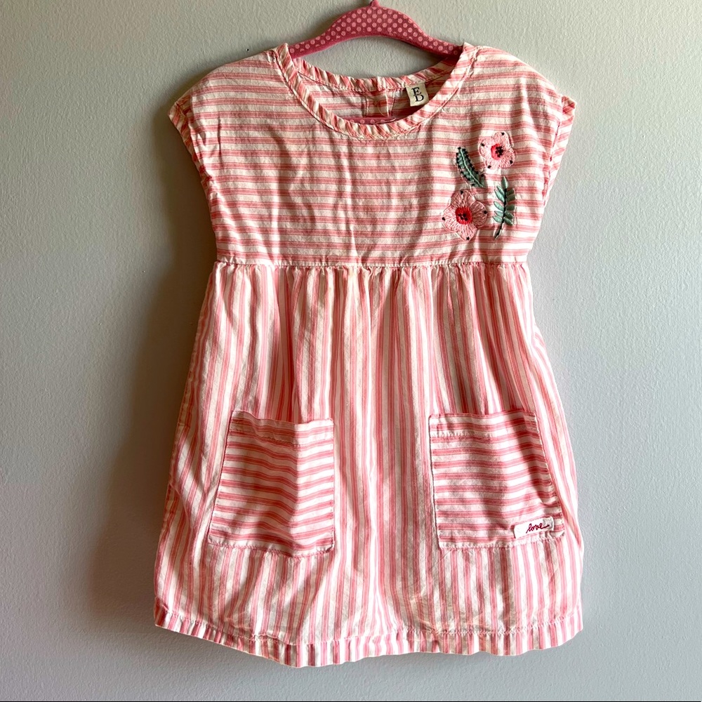 EUC Baby Girl Striped Dress